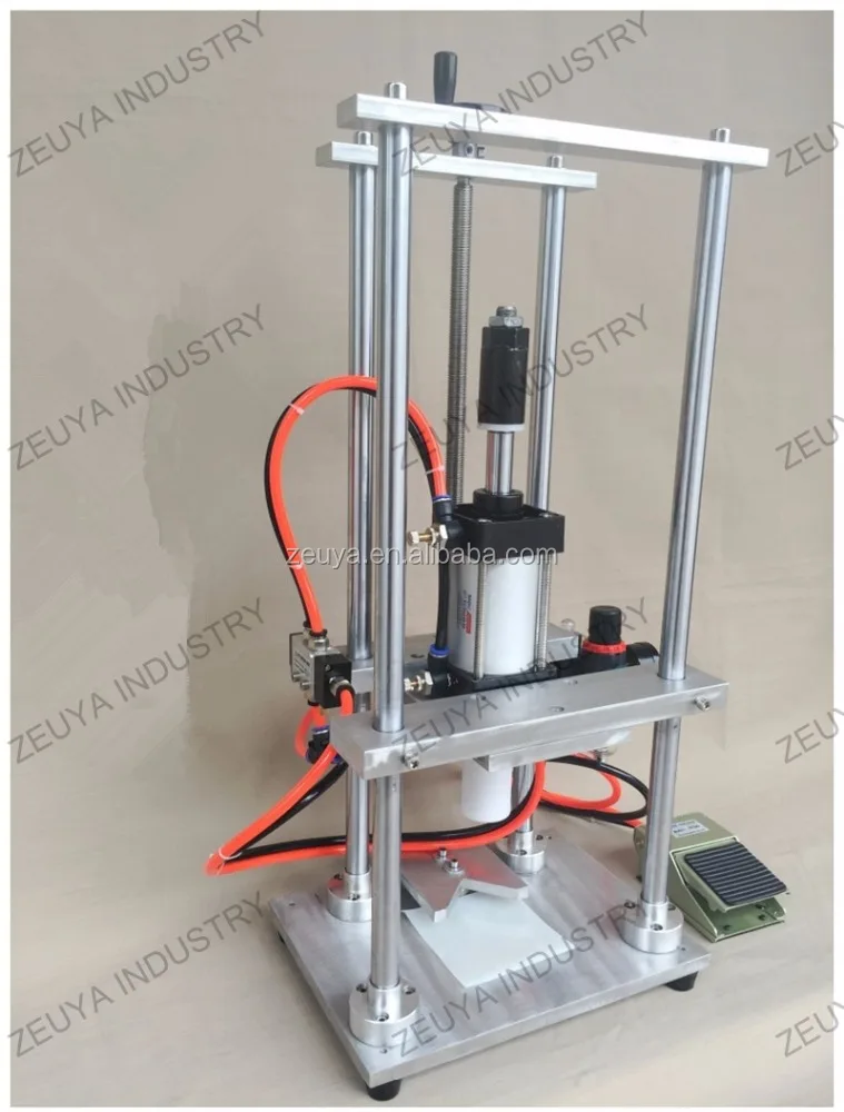 Manual Pneumatic Beer Crown Cap Sealing Pressing Capping Machine