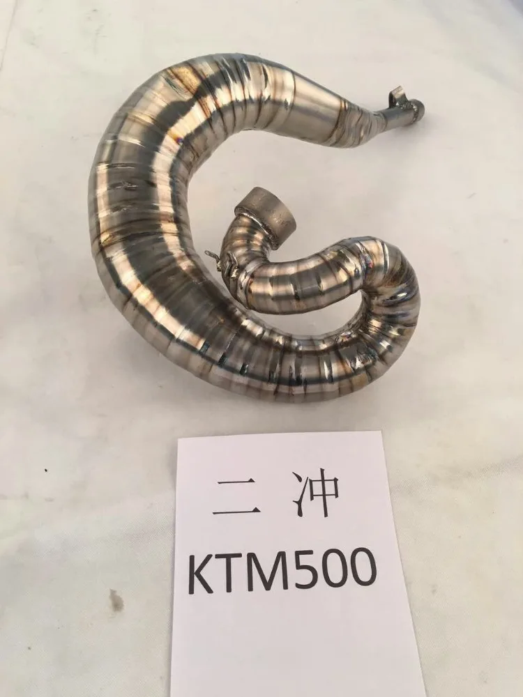 2 Stroke Motorcycle Titanium Exhaust Pipe system for KTM500