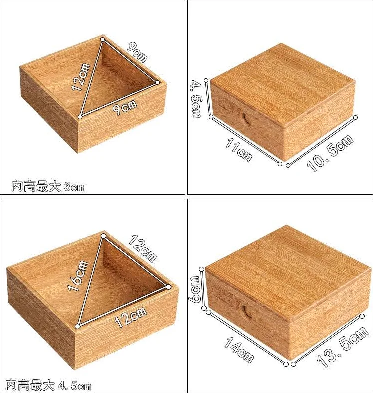 
Trendy Top Selling Handcrafted Bamboo Gift Box Engraved Bamboo Jewelry Box 