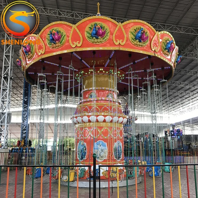Самая привлекательная семейная игра парк развлечений 36 мест летающий стул аттракционы на продажу