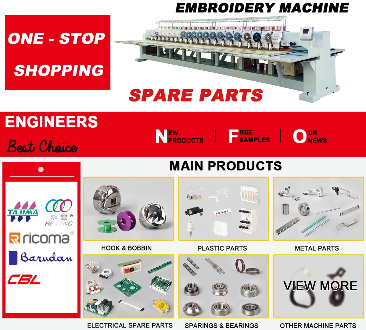 (HZ-E-001) cam embroidery machine high speed double cam presser foot lever set