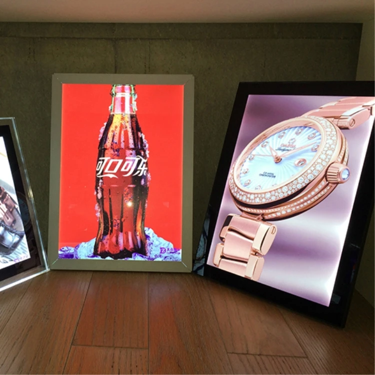 Led Back light Poster Frame Wall Light Box Fabric Advertising Wall Light Box