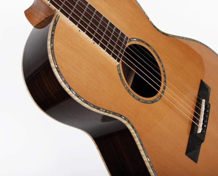 38' all solid wood guitar