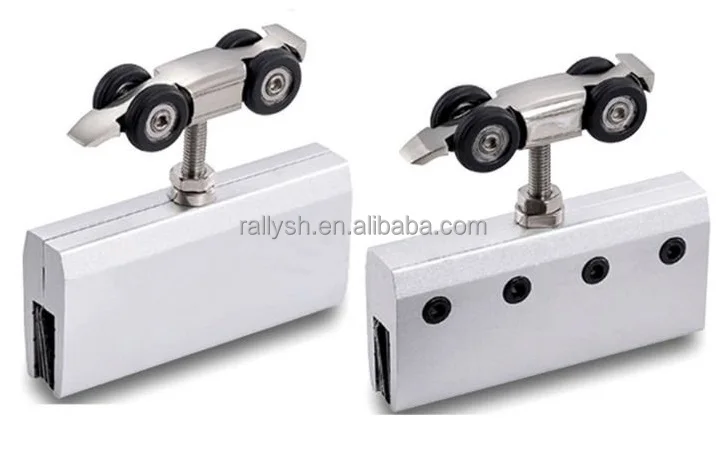stylish aluminum box rail track hardware for sliding glass/wooden doors