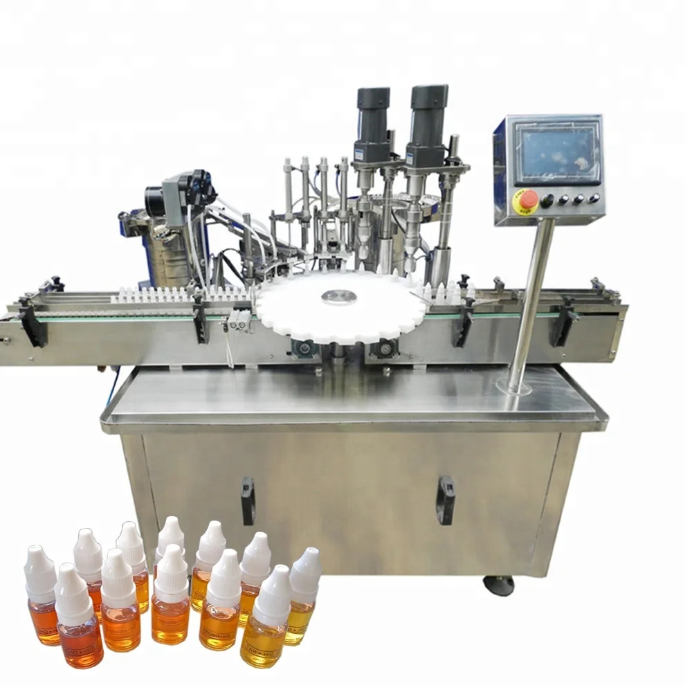 
Plastic bottle e cigarette filling machine 