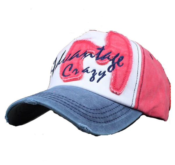 Adjustable Unisex Fashion Blank Vintage Distressed Washed Cotton Baseball Cap Dad Hat wholesale custom embroidery washed dad cap