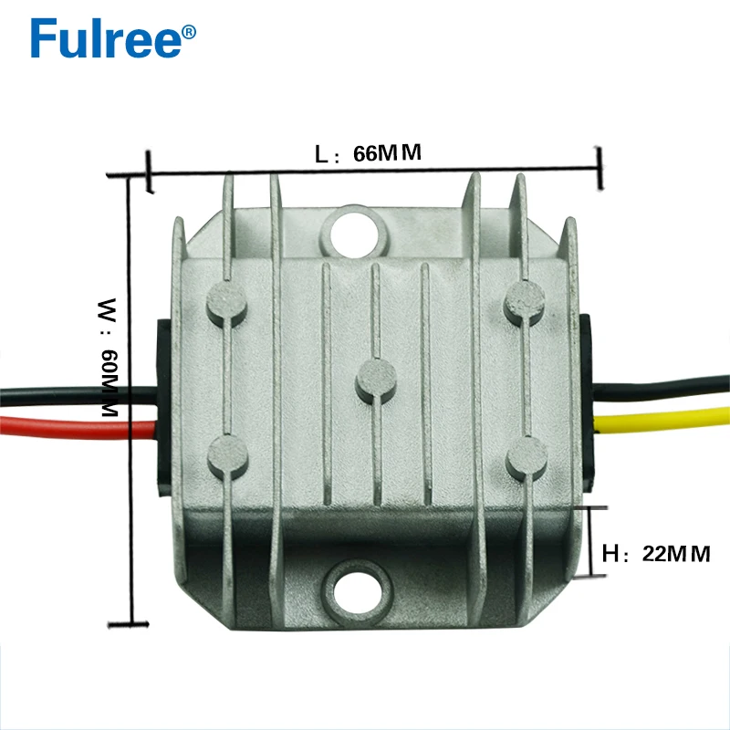 Fulree DC-DC Power Converter 12V 24V Step Down to 5V 3A/5A/8A/10A Buck Power Supply Module