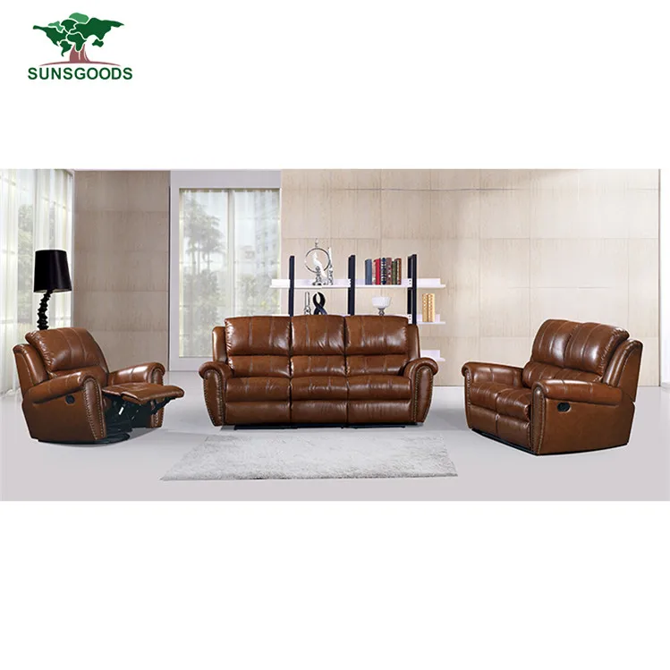 Custom Best Selling Brown Fabric Massage Sofa Leather Reclining 7 Seater Sectional Sofa Set, Sectionals Sofas