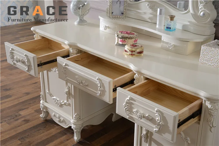 Z909 cheap bedroom dresser home center dressing table with mirror