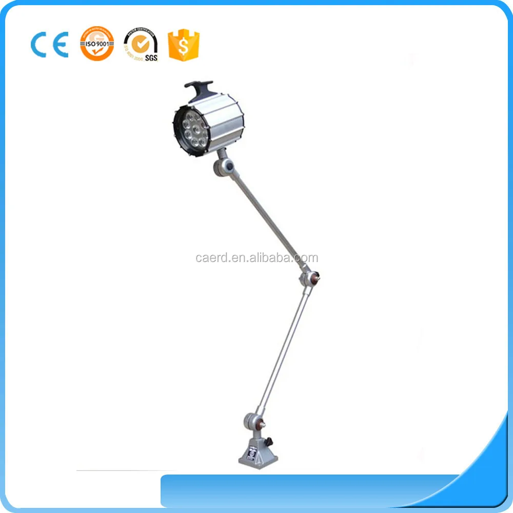 Светильник для станка, водонепроницаемый, с гусиной шеей, Светодиодная рабочая лампа для станка с ЧПУ