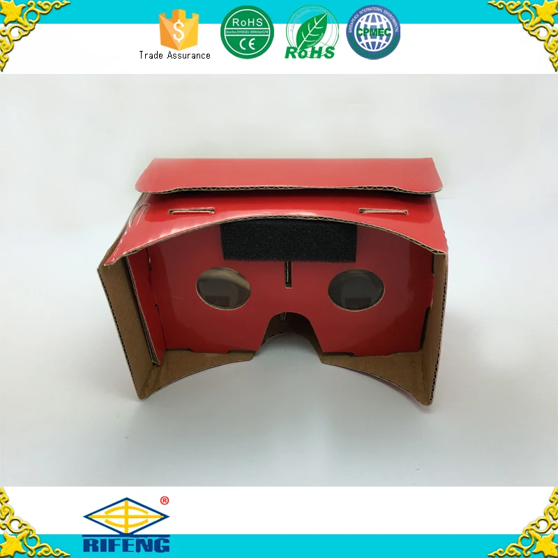 Christmas Cardboard V1, Cheap Cardboard VR Sets, Wholesale  Cardboard Virtual Reality 3d Glasses