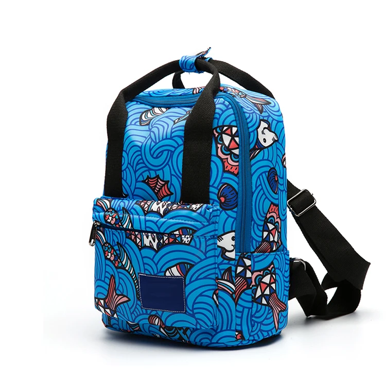 Yiwu Casual bag Korean sports backpack travel men and women private canvas backpack