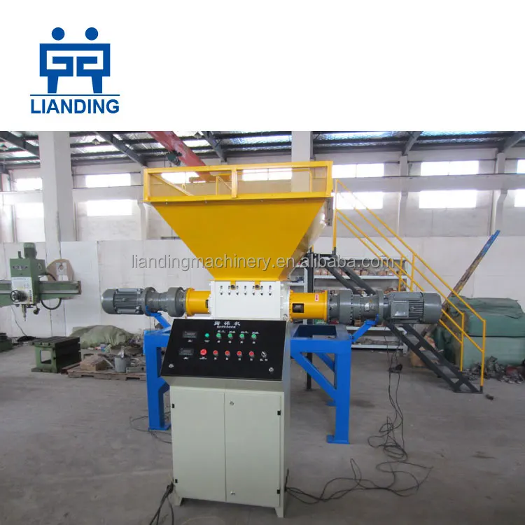 Plastic scrap shredding machine for waste plastic recycling line
