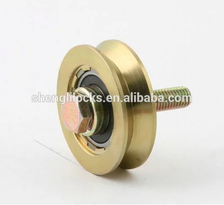High Quality Sliding Gate Pully Metal Pulley Wheels with Single Bearing Y Groove