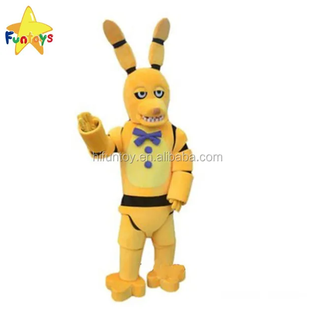 Funtoys MOQ 1 шт. пять ночей в костюме талисмана из фильма «Желтая собака Фредди»