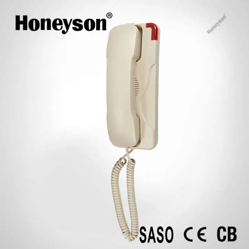 Factory Reasonable Guest Room Hot Line Clean System Guestroom Corded Landline One Touch Cleanroom Hotel Phone On Sale