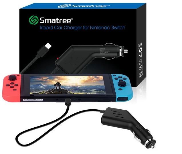 2017 New Item Smatree Car Charger for Nintendoes Switches