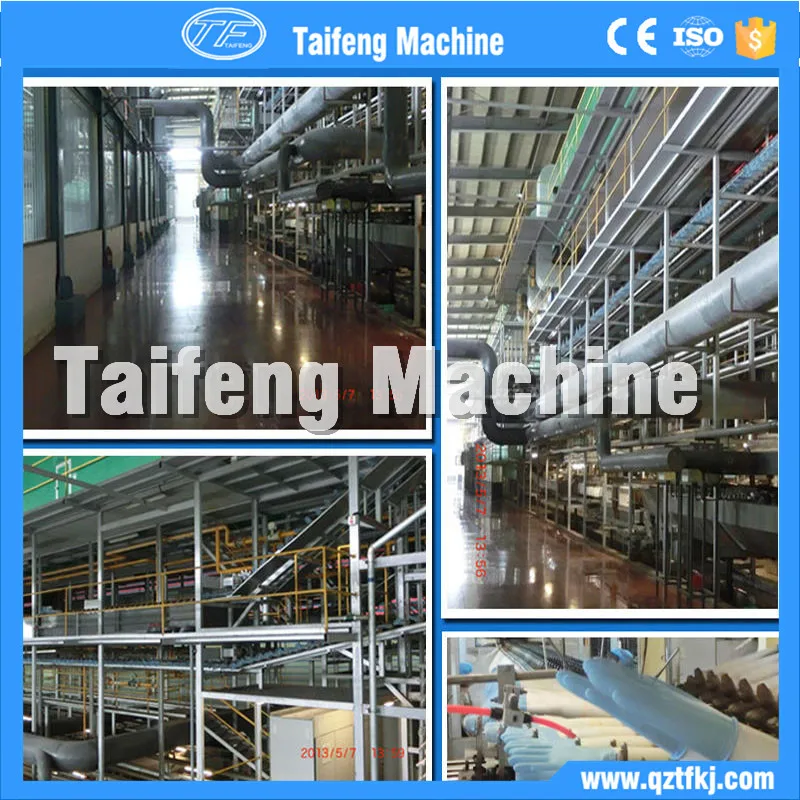 TF-YSX Высокое Качество клиническая латексные перчатки производства оборудование завода машины