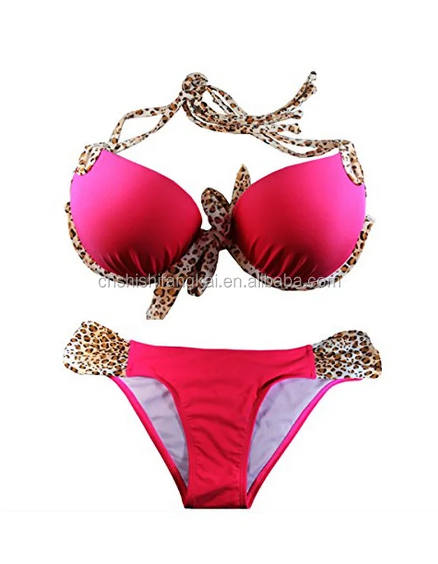 Push up Padded Swimsuit Bikini Set and Circular Metal Bikini Trikini Swimwear Swimsuit Diamond Bathing suit