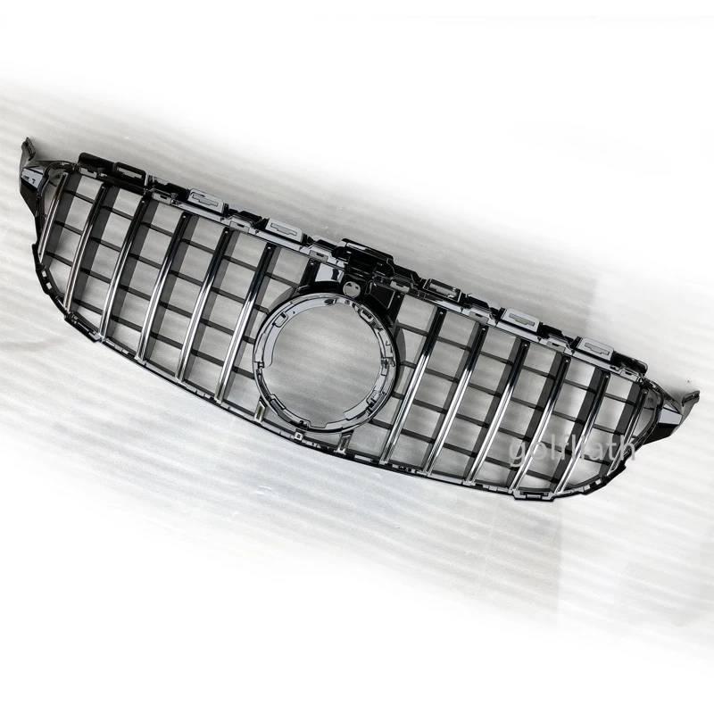 For 2019 new C Class W205 AMG GT R ABS Front Bumper Mesh Grill Grille For mercedes benz C180 C200 C260 C300 Sports
