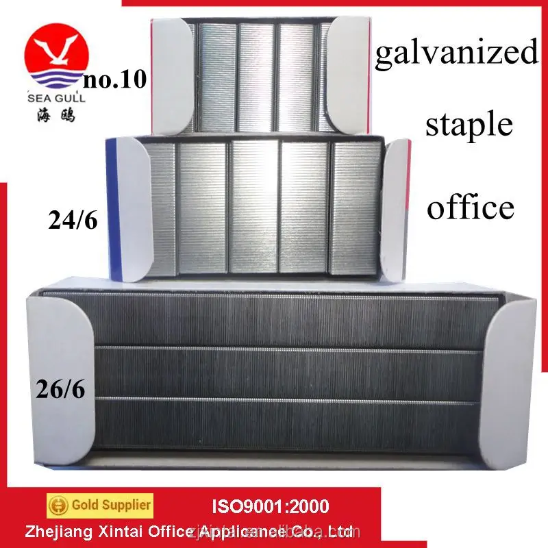 Wholesale stapler pin galvanized/ colored/ copper plated wire staple