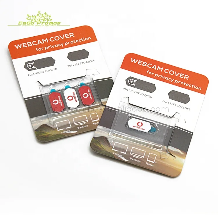 2023 Privacy slider promotional plastic custom logo printed webcam laptop cover smartphone