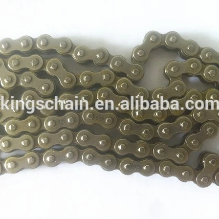 
CD70 motorcyclcle parts 40mn steel natural color 4 riveted 420-104L motorcycle chain 