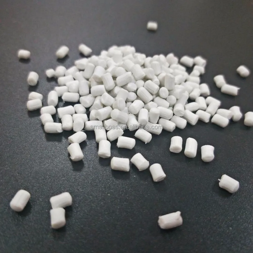 Белые жесткие ПВХ-гранулы для окон и дверей