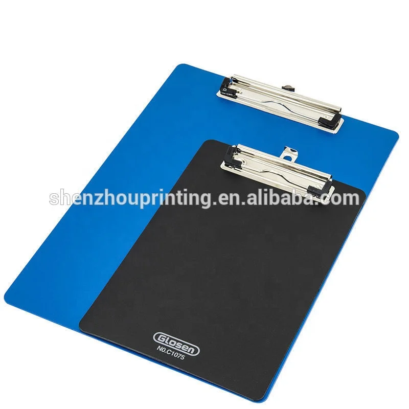 
New design hard plastic PP file folder custom logo clipboard 