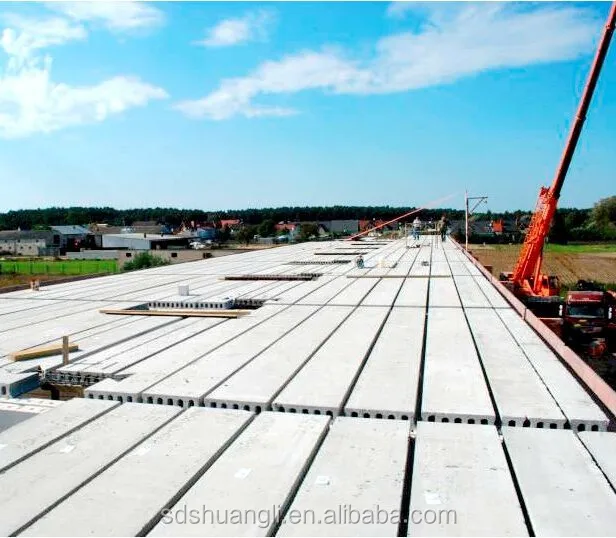 prefabricated house tools for fence concrete hollow core slab making machines