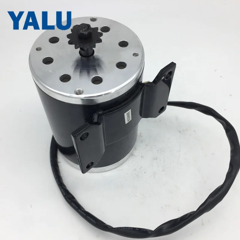YALU MY1020 1000W 36V 48V High Speed Reverse Electric Bicycle Scooter DC Motor for DIY Tricycle Middle Mountain Bike