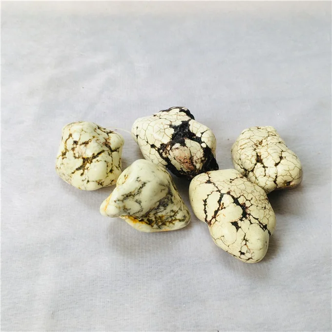 wholesale natural howlite quartz crystal  stone  tumbled stones gravel for gifts