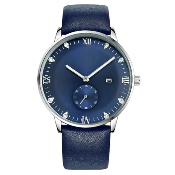 Romanson Leather Relogio Masculino Big Wrist Watches Men Wrist your Logo Custom Luxury Watch Men