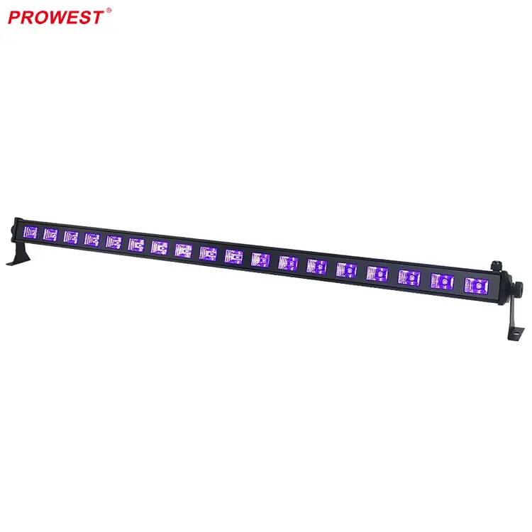 
Wholesale 395-410nm 18*3W UV LED Black Light Bar For Party 