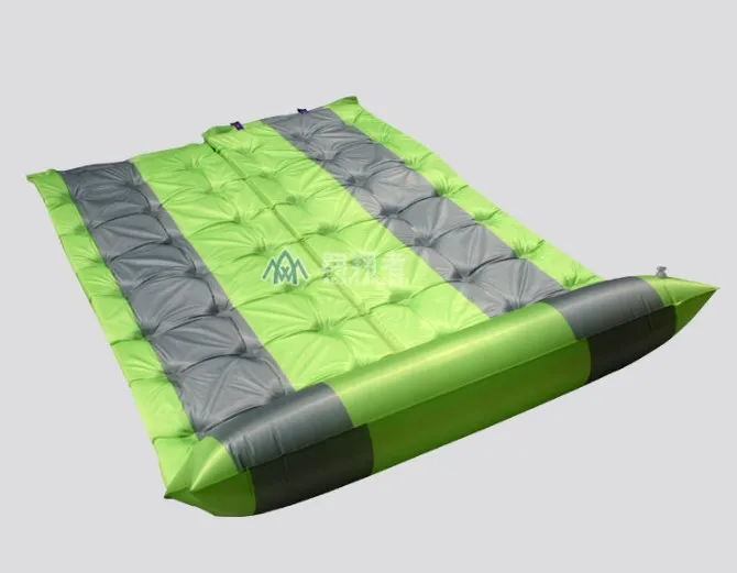 Portable 2 person automatic Outdoor self inflating camping mat with pillow