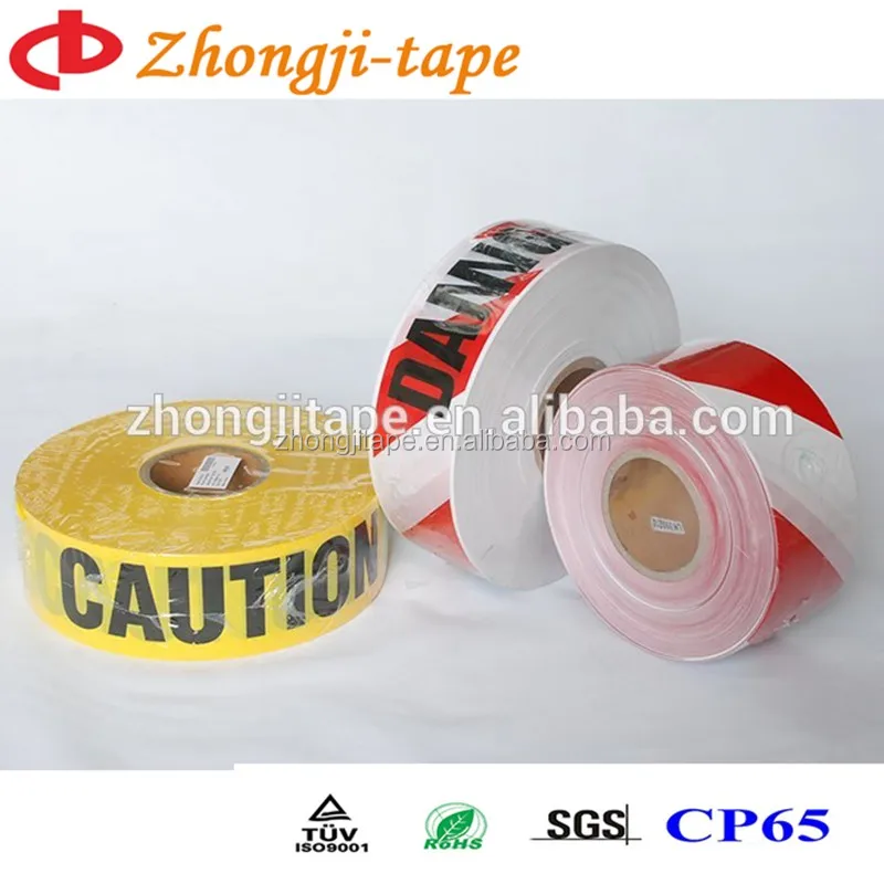 Factory directly offer High visibility  PE custom design barrier tape