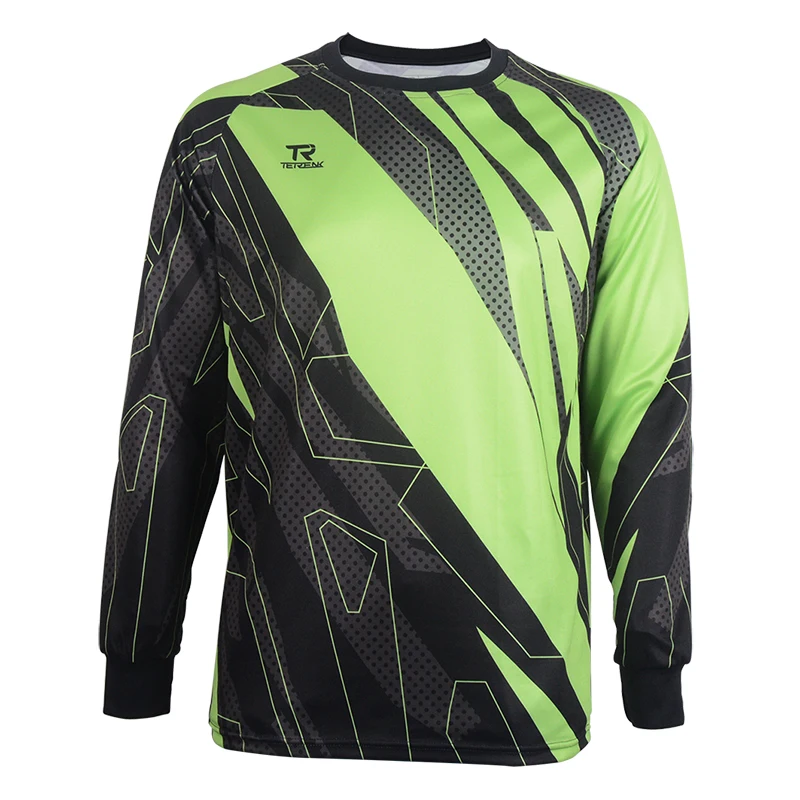 Yuepai пользовательский полностью сублимационный дизайн, футбольные майки для мужчин, вратарь, Футбольная спортивная одежда