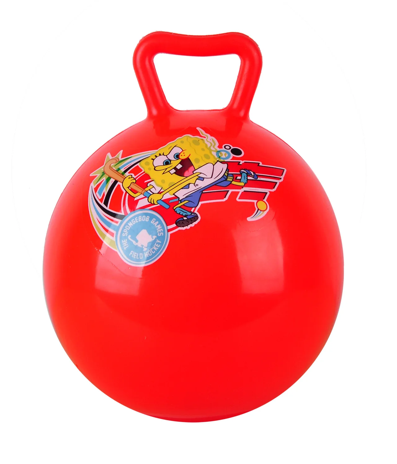 wholesale PVC Eco-Friendly hopper ball for kids handle jumping ball