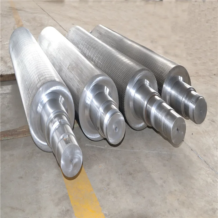 Professional high precision Corrugated roller alloy steel corrugate cardboard roller