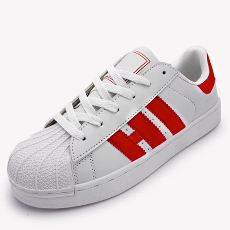 
New Design Durable Lightweight Skate Board Sneakers Casual White Shoes for Men 