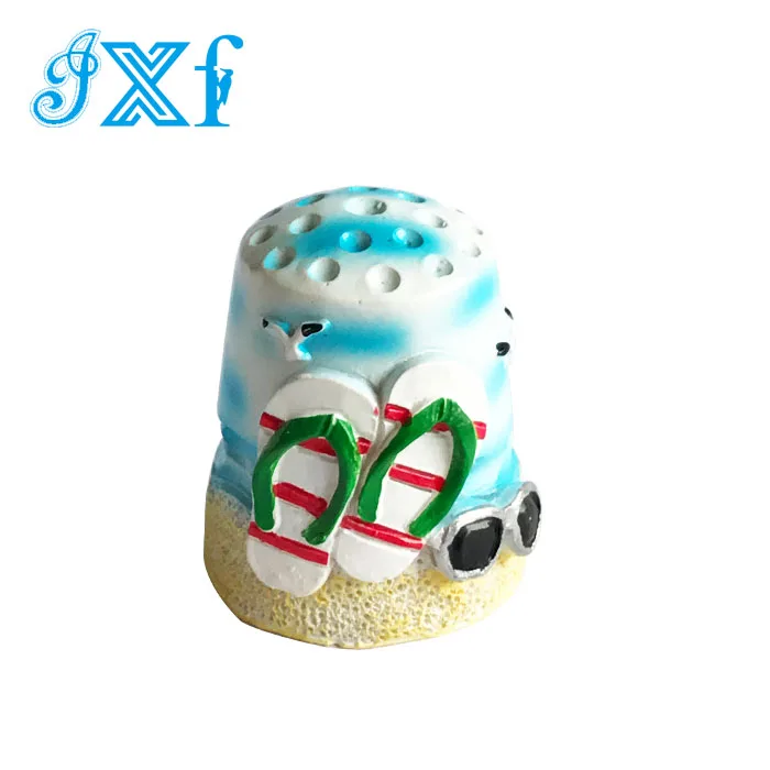 Custom Funny Decorative Resin Thimble Souvenir Thimbles