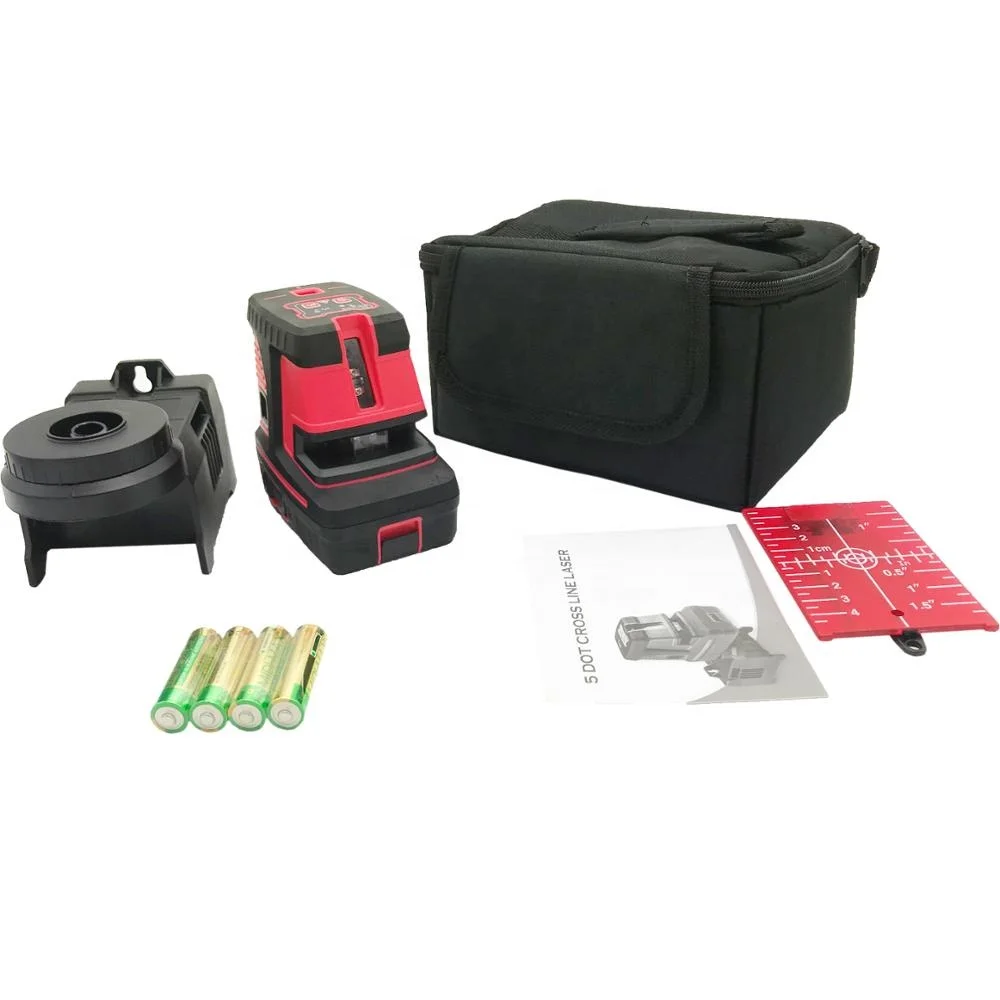 CT500G Factory Supply 2 lines 5 dots Green Beam Level Laser