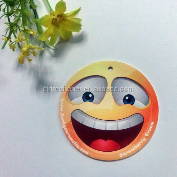 Fragrance Essential Oil Paper Hanging Decorative Car Air Freshener