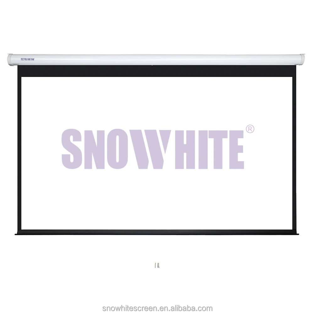 SNOWHITE 16:9 Format SF150XEH-D 150 inch projection screen price of  motorized projector screen home theater screen