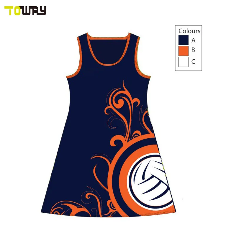 sublimation cheap women netball dress