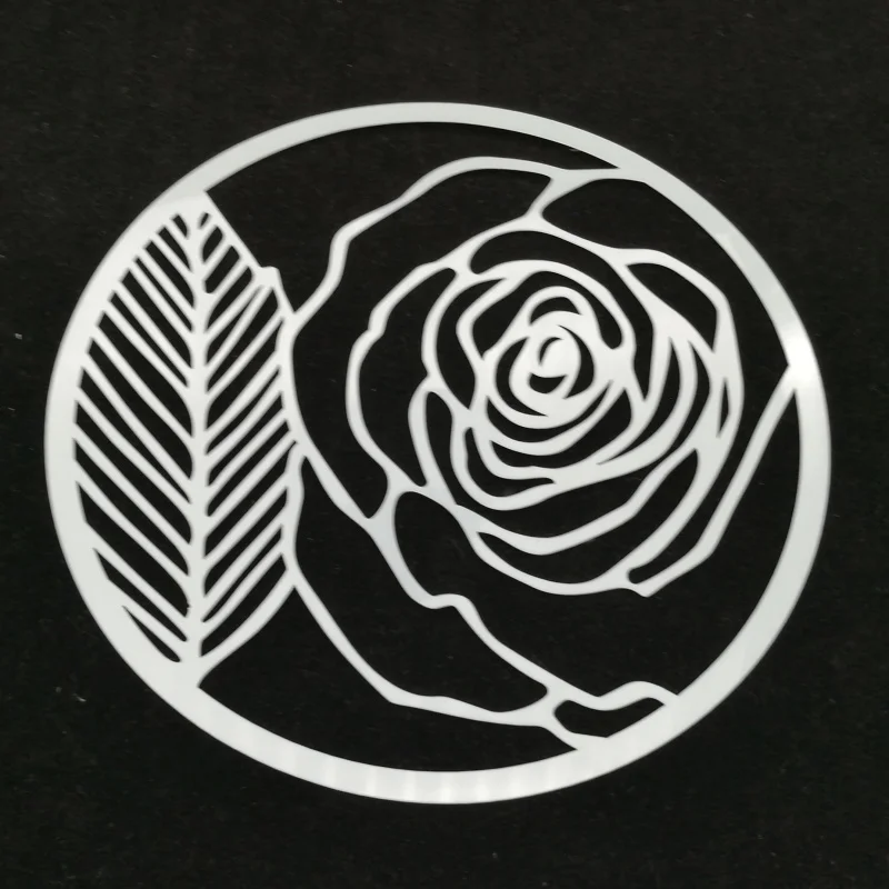 Rose Flower Art Painting Stencils Template ,Plastic Drawing Stencils