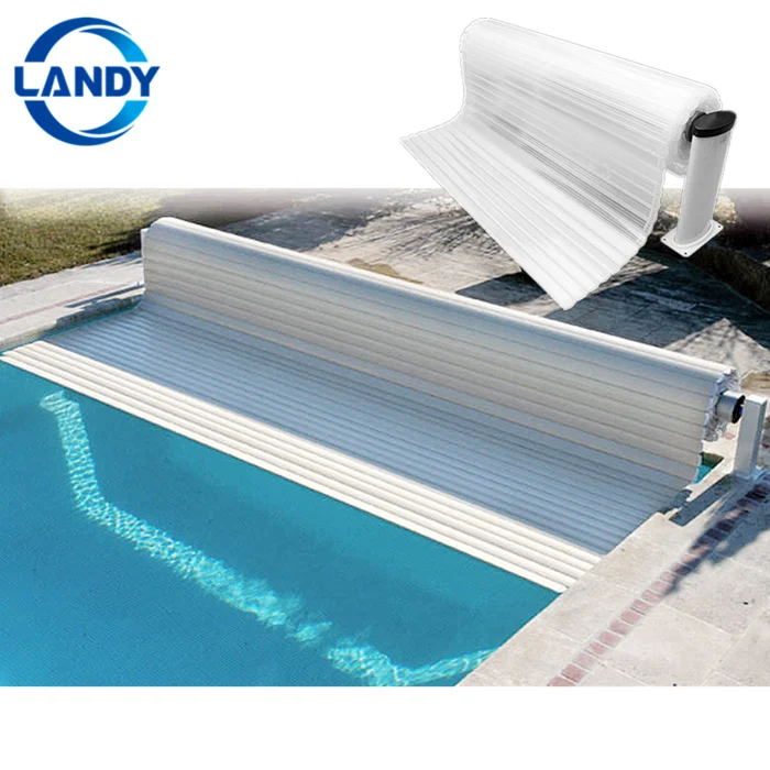 2021 Electric Electronic Hard Plastic Pool Covers Retractable Swimming Pool Cover with Automatic