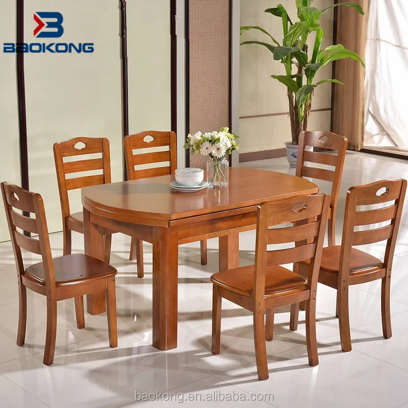 Philippine dining table set Solid Wood Folding Table Top