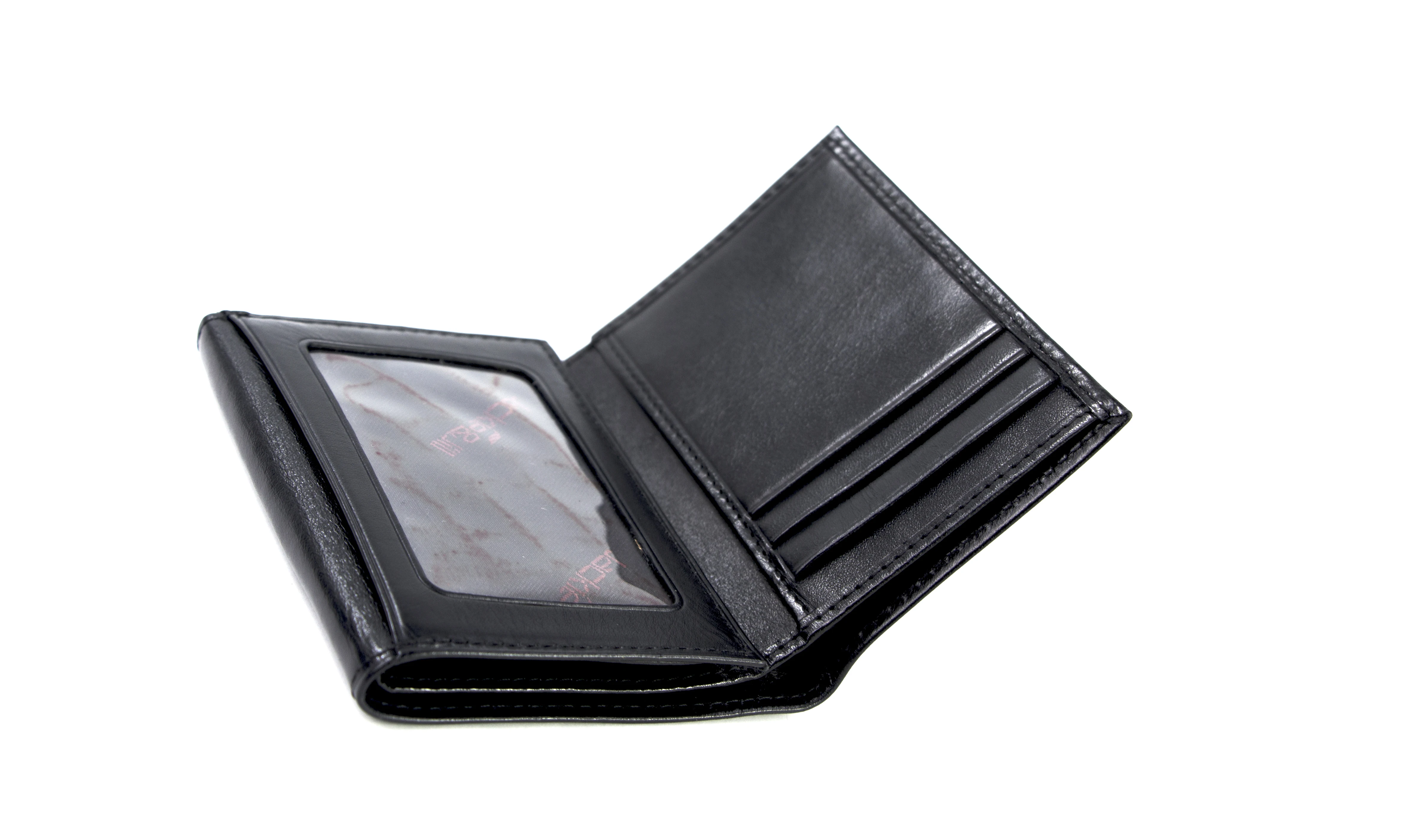 
Wholesale PU leather mens wallets short slim card cash envelope bifold wallet for man 