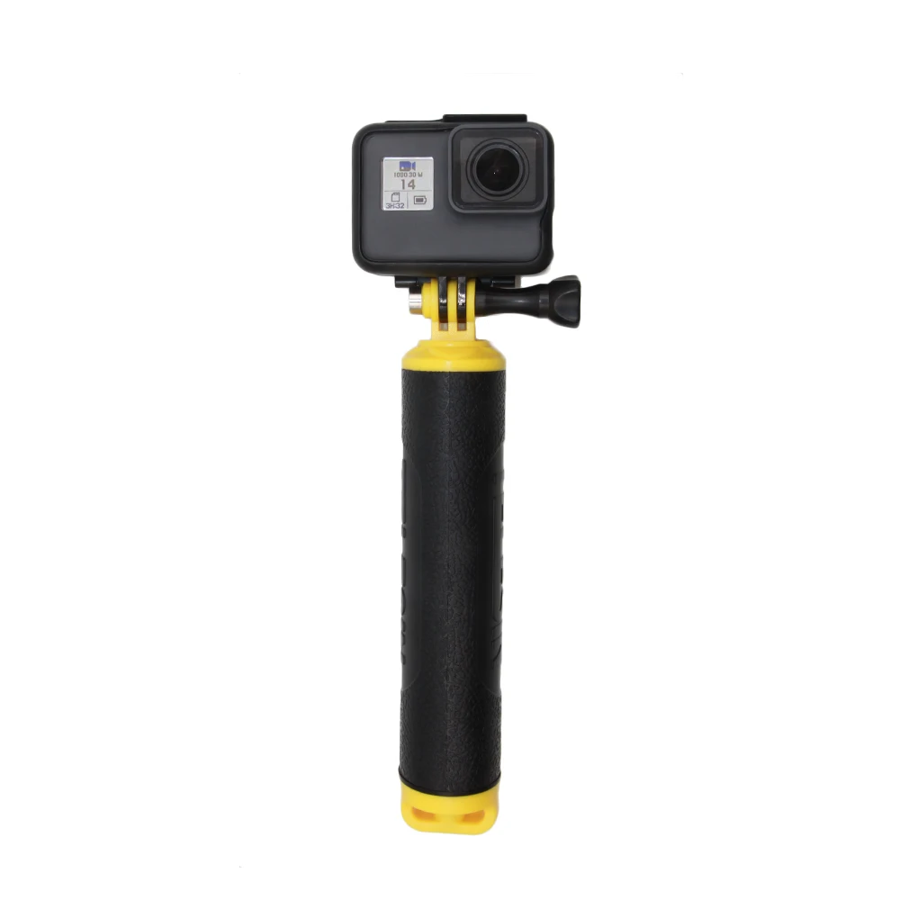 Hot Go Pro accessories waterproof floating bobber with texture rubber handle grip for Go Pro cameras